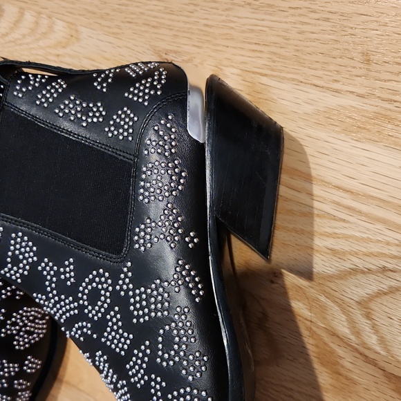 Rag & Bone Westin Boot. Leopard stud, black and silver. - Picture 9 of 10